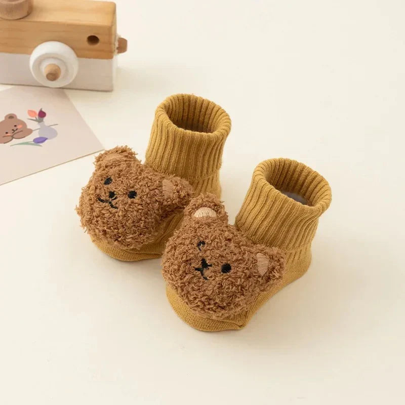 Cartoon Bear Baby Socks